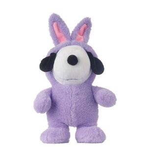 SPRING PEANUTS SNOOPY EASTER PURPLE BUNNY OUTFIT SOFT 12" Plush 2025